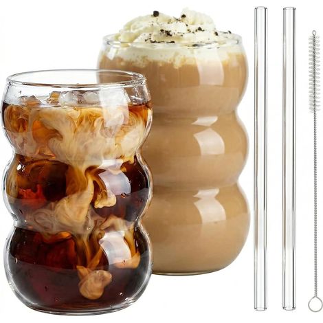 Vaso - Vidrio De Borosilicato - Para Agua Y Cócteles - 2 Unidades (1/5)