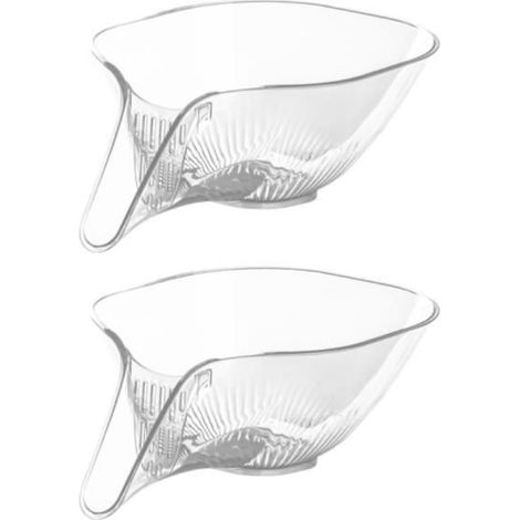 Passoires Panier De Vidange pour Évier De Cuisine, 2 Pièces Filtre pour Panier D'évier De Légumes Bol Crépine Entonnoir Égouttoir (1/4)