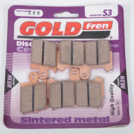 Plaquette de frein Gold Fren pour Moto Honda 1200 Vfr F Tcs 2012 (1/2)