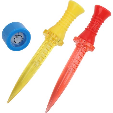 Support magnétique en plastique pour tees de golf, hauteur réglable avec niveau à bulle, pour tapis d'entraînement au practice. (1/5)