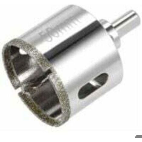 Enowelir Foret Diamant Pour Scie Cloche 50 mm Pour Verre Ceramique Porcelaine Et Carrelage (1/4)