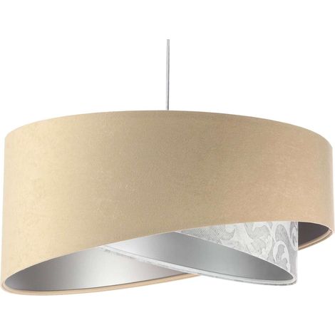 Suspension galaxy asymetric - Beige sable, gris, argent (1/5)