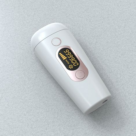 Épilateur laser à lumière pulsée pour hommes et femmes, appareil domestique indolore, peau lisse durable, rechargeable, usage corps et visage, 3 modes d'intensité (1/3)
