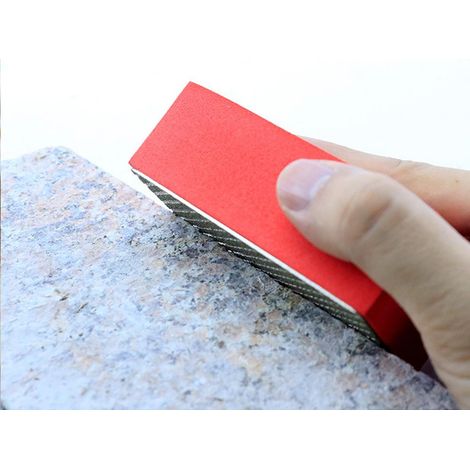 Handpolierpads, Nass- und Trockenschleifklötze mit Schaumstoffrücken für Fliesen, Stein, Marmor, Beton, Keramik, Granit und Glas (1/5)
