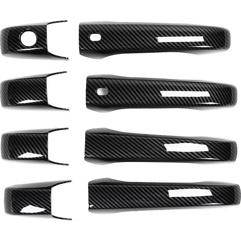 8-teiliges Set Türgriffschutzleisten im Carbon-Look, kompatibel mit Jeep Patriot, Grand Cherokee und Durango (1/5)