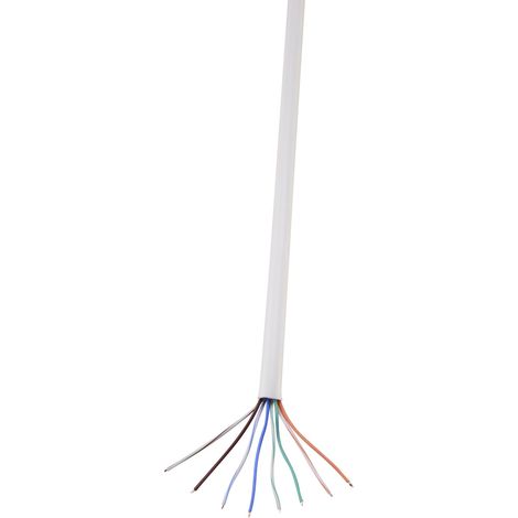 TRU COMPONENTS Netzwerkkabel CAT 5e U/UTP 4 x 2 x 0.14 mm² Weiß 100 m