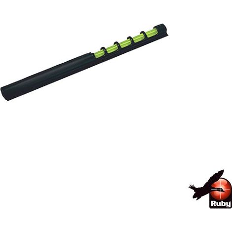 Punto De Mira Adhesivo Ruby De Fibra Optica De Alta Luminosidad Verde Version Caza Ruby RO-052