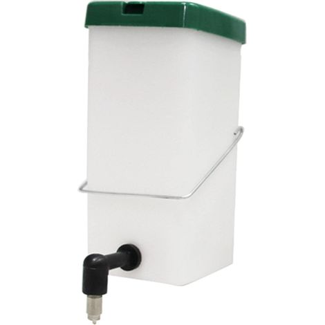 Distributeur d'eau Automatique Abreuvoir Suspendu Bouteille Plastique Support Métal Bec Antigoutte Pratique pour Cage Convient Aux Lapins Cochons D'In, 1l (1/5)