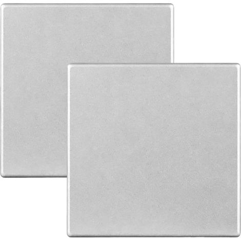 Lot de 2 caches-prise mural autocollant élégant plaque couverture prise électrique, dimensions standard 86 x 86 mm, protecteur enfant sécurité maison décoration cuisine (1/5)