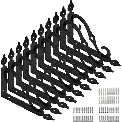 Sturdy L-shaped Decorative Shelf Brackets (1/5)