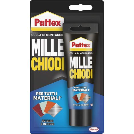 Millechiodi Water Resistant colla di montaggio per esterni tubetto 100 gr 2716248 PATTEX by HENKEL