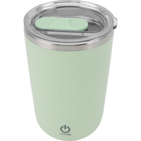Tasse Mélangeuse Électrique USB 350ml Anti-Fuite Mug Auto-Agitateur Vert Café (1/5)