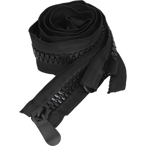 Extra großer Reißverschluss aus robustem Polyester für DIY-Nähprojekte, Schneiderarbeiten, Taschen und Zelte (215 cm) (1/5)
