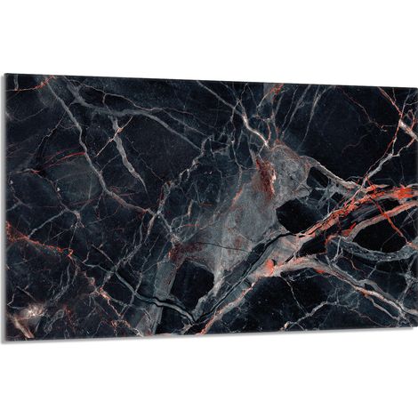 Glasherdschutzplatte 80x52 Marmor (1/5)