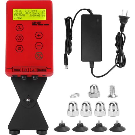 Alimentation double usage pour tatouage, écran LCD, modèle compact multifonction, bloc d'alimentation mini pour machine à tatouer (prise US). (1/5)