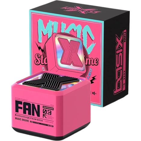 (Rose) Mini enceinte portable sans fil, Bluetooth 5.3, compatible avec les appels mains libres TWS (1/5)