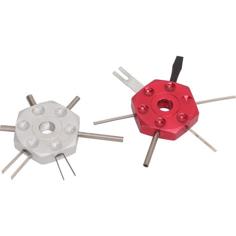 2-teiliges Set zum Ausziehen von elektrischen Steckverbinderstiften, Metallwerkzeug zum Entfernen von Drahtklemmen, Kfz-Reparatur, Klemmenzange (1/5)