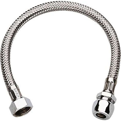 Flexible tuyau de pression 45120 3/8 pouces x 300 mm chromé (1/2)