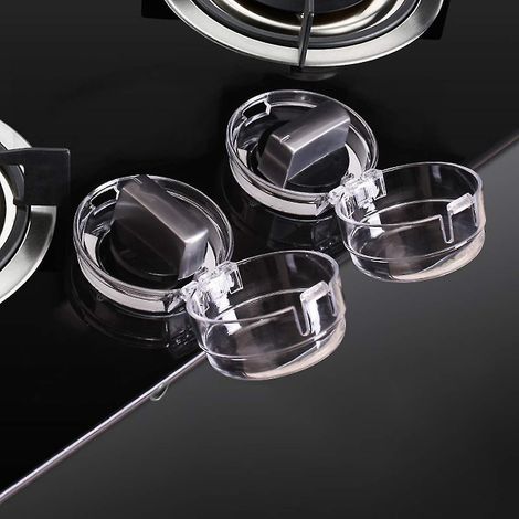 8 Pcs Stove Knob Cover For Child Safety, Child Universal Design Stove Knob Cap Protection Locks (1/5)