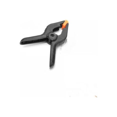 4 pièces 4" 114 MM pince a ressort plastique, pince de serrage force de serrage élevée ouverture maximale 41MM, pince serre joint avec mobiles mâchoires pour bois atelier photographie, noir (1/5)