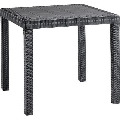1PZ TAVOLO DALLAS cm. 80x80x74 h col. Antracite
