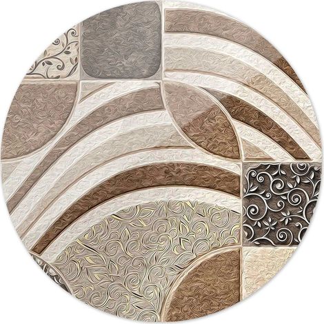 Lupia - Sottopentola in Vetro temperato LEAVES TILES con stampa a colori diametro 21 cm (1/4)