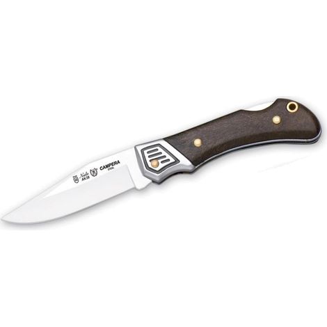 Navaja Campera 814 Miguel Nieto de 17,5 cms, con hoja de acero de 8 cms con mango de Cromo duro y cachas ABS
