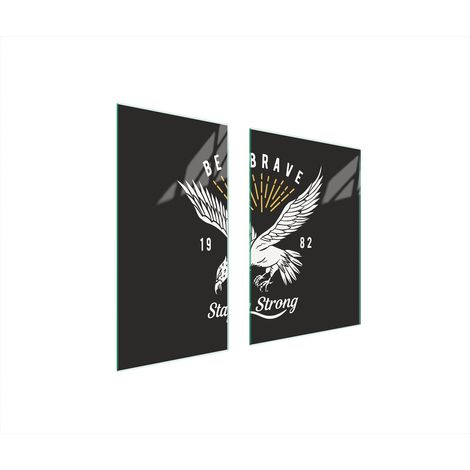 PLACA PROTECTORA DE VIDRIO 75x52 PÁJARO (1/5)