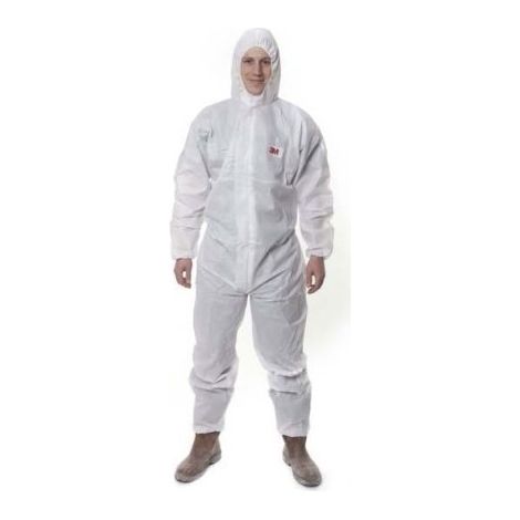 Mono Trabajo Xxl Capucha Polipropileno Sms Desechable Blanco 3M