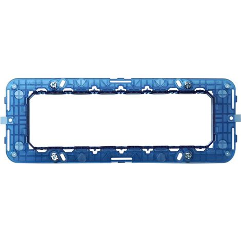 ETTROIT VA0207 Support 7P 7 Places Série 507 Venus Compatible Avec Vimar Arke