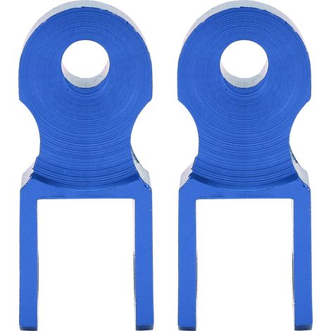 2pcs Extension de Suspension Arrière en Alliage d'Aluminium M10 pour Moto, Rehausseur de Hauteur, Bleu (1/5)