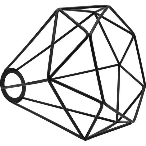 Abat-jour vintage en fil de fer, suspension/lampe sur pied rétro industrielle en métal à monter soi-même, support de 21 cm de large, accessoires pour cuisine, loft, couloir, chambre, bar. (1/5)