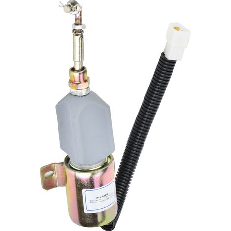 Électrovanne de coupure de carburant 12 V, électrovanne d'arrêt moteur diesel E0483310000039 (1/5)