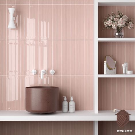 Faience Décor VITRAL Pink 5x40cm Axis (1/4)