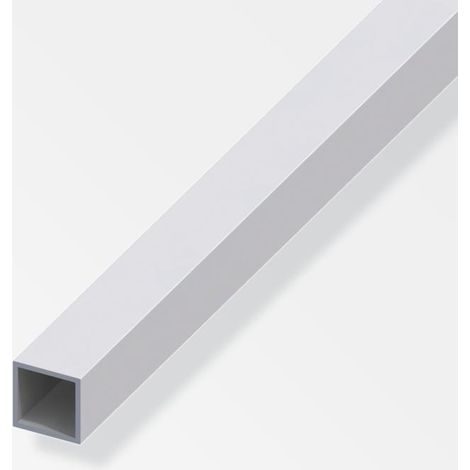 tubo quadrato alluminio arg  10x10x1,0  1 metro. (1/2)