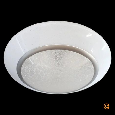 [GEBRAUCHT] B-Ware Lindby Deckenleuchte Led Leuchte Ilektra Weiß Glitzer Fernbedienung Dimmbar 50cm