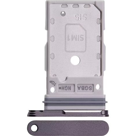 Vassoio per doppia SIM per Samsung Galaxy S24 FE, grafite (1/3)