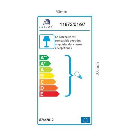 Lampe pendante de campagne Aruba brun rouille Ø 25cm IP44 - 11872/01/97 (1/5)