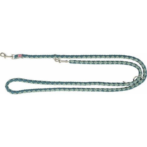 Ramal ajustable para perro Trixie Azul Verde S/M 2 m (1/2)