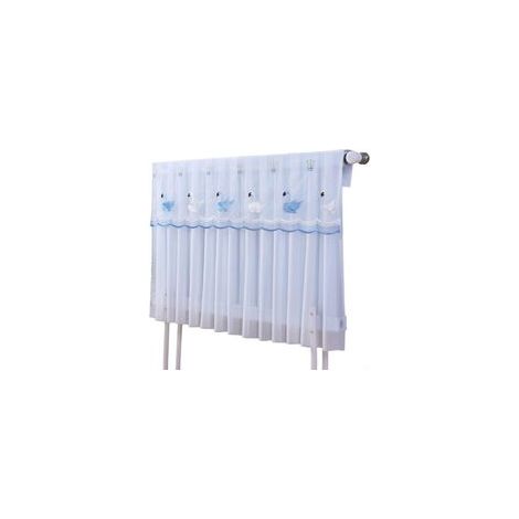 Cache-radiateur pour protection contre la poussière et la fumée, couverture chauffante décorative 180 x 70 cm, tissu gaze anti-poussière pour radiateurs domestiques