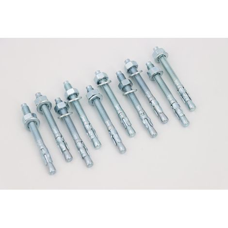 Sachet de 10 Goujons d'ancrage métallique M.6x60mm