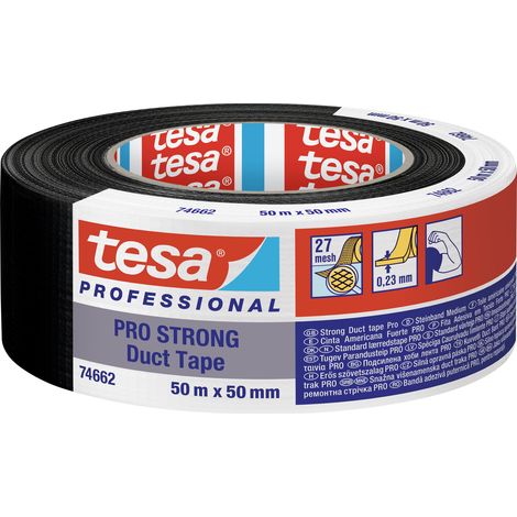 tesa Duct Tape Pro-Strong 66462-00002-00 Reparaturband  Schwarz (L x B) 50 m x 50 mm 1 St. (1/5)
