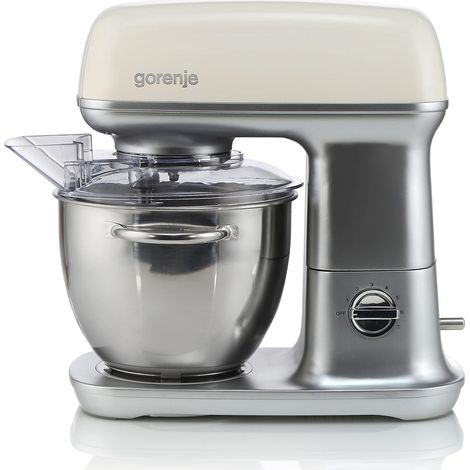 Robot de cuisine, 7 vitesses, bol de 4,5 litres, puissance du moteur 1000 W, mélange 3D, protection contre la surchauffe, régulation de la vitesse (1/5)