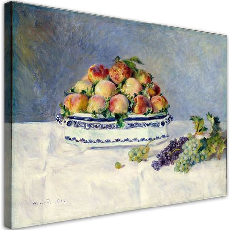 Tableau sur toile Nature morte aux pêches - Auguste Renoir 100x70 (1/5)