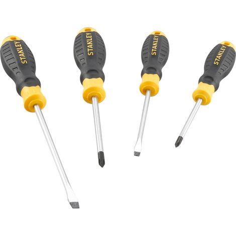 Juego de 4 destornilladores Cushion Grip: Plana y Phillips  STANLEY STHT16169-0 (1/4)