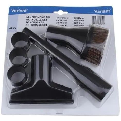 Kit accessori aspirapolvere universale plastica standard 32mm 35mm