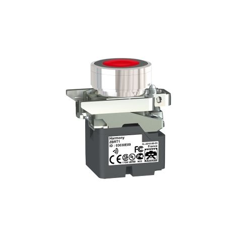 cabeza-emisor ZB4R, tapa roja sin marcad SCHNEIDER ELECTRIC ZB4RTA4