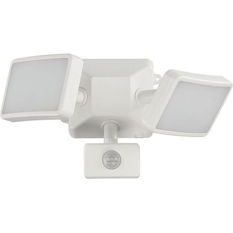 0 – 18-W-Bewegungsmelder-Flutlicht – 1200 lm – IP54 wasserdicht – 6500 K tageslichtweißes Licht – Für den Außenbereich (1/5)