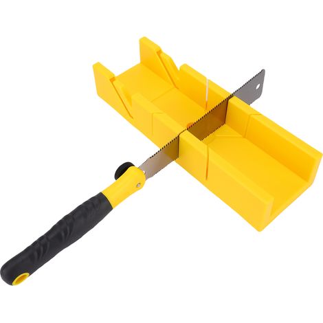 Boîte à onglets et ensemble de scies, main de coupe multi-angle pour bois, plastique, plaques de plâtre, métal souple