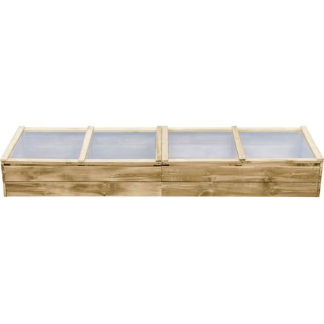 Serre Bois de pin imprégné 200x50x35 cm